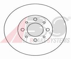 A.b.s. 16222 tarcza hamulc. volvo 850  91-93, volvo 850 (ls)