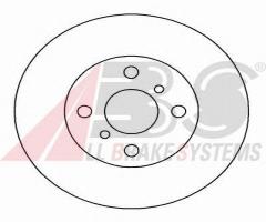 A.b.s. 16234 tarcza hamulc. toyota corolla  92-01, toyota corolla (_e10_)