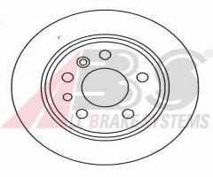 A.b.s. 16264 tarcza hamulc. opel omega b  94-03 tył, opel omega b (25_, 26_, 27_)