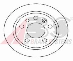 A.b.s. 16287 tarcza hamulc. opel vectra a  93-95 2,5v6 tył, opel vectra a hatchback (88_, 89_)
