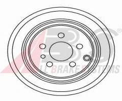 A.b.s. 16289 tarcza hamulc. fiat ulysse  94-02 tył, citroËn evasion (22, u6), fiat ulysse (220)