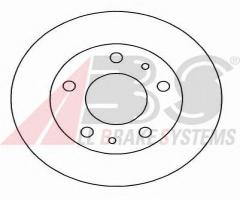 A.b.s. 16292 tarcza hamulc. fiat ducato  94- went. (18) *300mm, citroËn jumper autobus (230p)