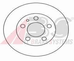 A.b.s. 16313 tarcza hamulc. alfa romeo gtv  95-03 tył, alfa romeo gtv (916c_)