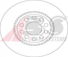 A.b.s. 16328 tarcza hamulc. audi a8  94-98, audi 100 (4a, c4)