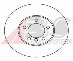 A.b.s. 16332 tarcza hamulc. bmw 5 e39  95-03, bmw 5 (e39)