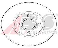 A.b.s. 16371 tarcza hamulc. ford mondeo  94-00 2,5 v6, ford mondeo i (gbp)