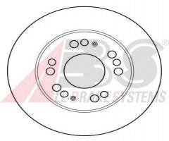 A.b.s. 16501 tarcza hamulc. mitsubishi eclipse  91-95 (+abs), mitsubishi eclipse i (d2_a)