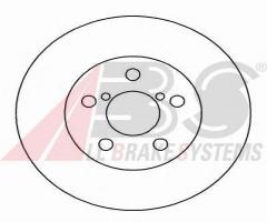A.b.s. 16554 tarcza hamulc. toyota rav4  94-00, toyota rav 4 i (sxa1_)
