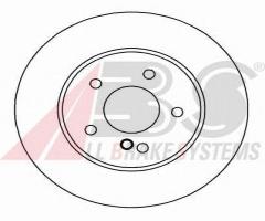 A.b.s. 16571 tarcza hamulc. mercedes s210  96-03 tył kombi, mercedes-benz klasa e kombi (s210)