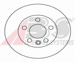 A.b.s. 16658 tarcza h-ca p. vw t4  koła 15 *282 nie wentyl       wys 55