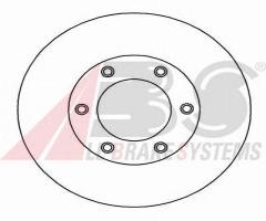 A.b.s. 17015 tarcza hamulc. daewoo musso  99-, daewoo korando cabrio (kj), ssangyong musso (fj)