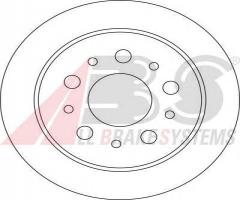 A.b.s. 17030 tarcza hamulc. volvo 960  94-96 tył, volvo 960 ii kombi (965)