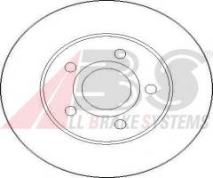 A.b.s. 17032 tarcza hamulc. jeep grand cherokee  01-, jeep cherokee (xj)