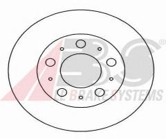 A.b.s. 17055 tarcza hamulc. alfa romeo 156  02-05 tył, alfa romeo 156 (932)