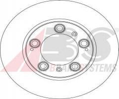 A.b.s. 17074 tarcza hamulc. porsche boxster  96-04, porsche boxster (986)
