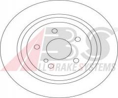 A.b.s. 17113 tarcza hamulc. mercedes w220 s-klasa  98-06 tył, mercedes-benz klasa s (w220)