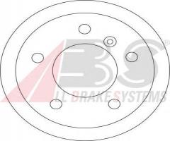 A.b.s. 17347 tarcza hamulc. mercedes sprinter  01-06 tył