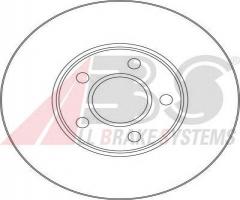 A.b.s. 17416 tarcza hamulc. ford tourneo connect  02-, ford tourneo connect