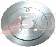 A.b.s. 17457 tarcza hamulc. toyota corolla kombi  01- tył, toyota corolla (zze12_, nde12_, zde12_)