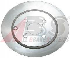 A.b.s. 17564 tarcza hamulc. toyota corolla  02-06 tył, toyota corolla (zze12_, nde12_, zde12_)