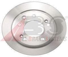 A.b.s. 17910 tarcza hamulc. kia ceed  06- tył, hyundai ix35 (lm, el, elh), kia cee`d sw (ed)