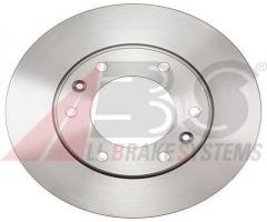 A.b.s. 18103 tarcza hamulc. hyundai h1  08- przód, hyundai h-1 travel (tq)