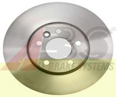 A.b.s. 18195 tarcza hamulc. vw t5  09- przód, vw transporter v autobus (7hb, 7hj, 7eb, 7ej, 7ef)