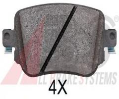 A.b.s. 35001 klocki hamulc. skoda octavia  12- tył, audi a1 (8x1, 8xf), seat leon st (5f8)