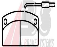 A.b.s. 37340 klocki hamulc. ligie nova  02-, aixam 500, ligier nova, piaggio m500