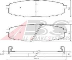 A.b.s. 37442 klocki hamulc. kia ceed  06- przód, hyundai i30 cw (fd), kia cee`d sw (ed)