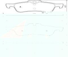 A.b.s. 37579 klocki hamulc. toyota yaris  06- tył, daihatsu charade