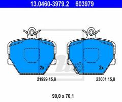 Ate 13.0460-3979 klocki hamulcowe smart 98-04, smart fortwo coupe (451)