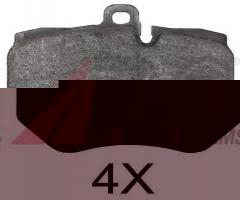 A.b.s. 37740 klocki hamulc. audi a6 rs6 quattro  08- przód, audi a6 avant (4f5, c6)