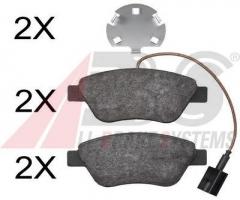 A.b.s. 37800 klocki hamulc. fiat punto evo  09-   grub 17,8mm, alfa romeo mito (955)