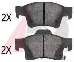 A.b.s. 37860 klocki hamulc. jeep grand cherokee  10- tył, jeep grand cherokee iv (wk, wk2)