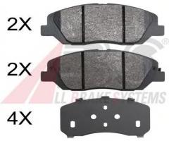 A.b.s. 37880 klocki hamulc. ssangyong korando  10- przód, ssangyong korando