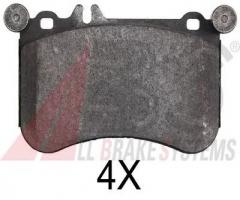 A.b.s. 37902 klocki hamulc. mercedes w212 e-klasa  11- przó, mercedes-benz cls (c218)