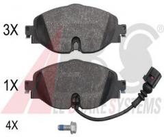 A.b.s. 37958 klocki hamulc. vw golf vii  12-, audi a3 limousine (8vs), seat leon st (5f8)