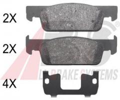 A.b.s. 37961 klocki hamulc. renault clio iv  12- przód, dacia sandero ii, renault clio iv