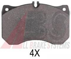 A.b.s. 37962 klocki hamulc. audi a6  11- przód, audi a7 sportback (4ga, 4gf)