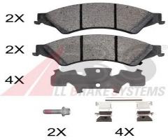 A.b.s. 37973 klocki hamulc. ford ranger  11- przód, ford ranger (tke)