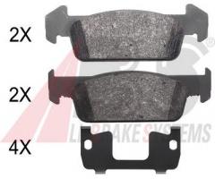 A.b.s. 37974 klocki hamulc. dacia sandero  13- przód, dacia sandero ii