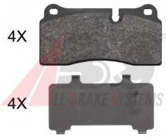 A.b.s. 37976 klocki hamulc. audi q7  07- tył, audi q7 (4l)