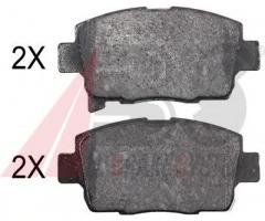 A.b.s. 37979 klocki hamulc. toyota yaris verso  04-06 przód, toyota yaris verso (_nlp2_, _ncp2_)