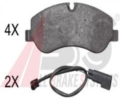 A.b.s. 37980 klocki hamulc. ford transit custom  12- przód, ford tourneo custom autobus