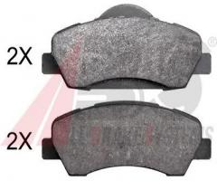 A.b.s. 37990 klocki hamulc. citroen c-elysee  12- przód, citroËn c-elysee, peugeot 301