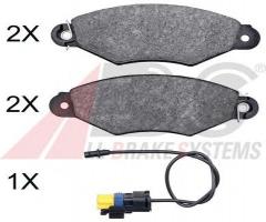 A.b.s. 37997 klocki hamulc. renault kangoo 1,5dci  05-08 przód, renault kangoo (kc0/1_)