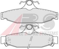 A.b.s. 38413 klocki hamulc. chevrolet camaro  87-97 tył, chevrolet corvette kabriolet (1yy)