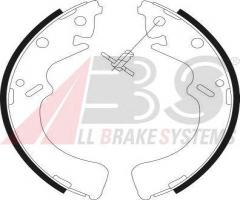 A.b.s. 9037 szczęki hamulc. mazda 626  97-99, mazda 626 v (gf)