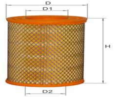 Alpha filter af0012-00 filtr powietrza, fiat 127, innocenti elba (146), lancia delta i (831ab0)